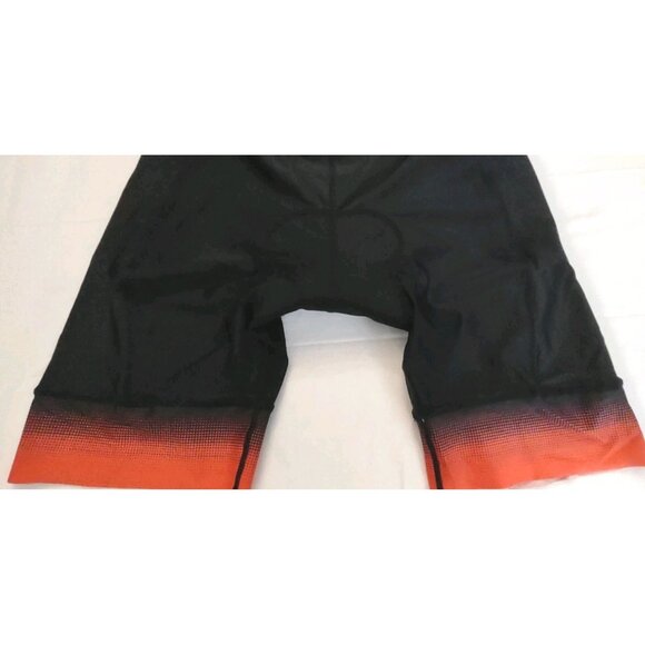 QUALIDYNE Padded Bicycle Cycling Shorts Mens Transpirability Red Black Size 2XL - Picture 2 of 14